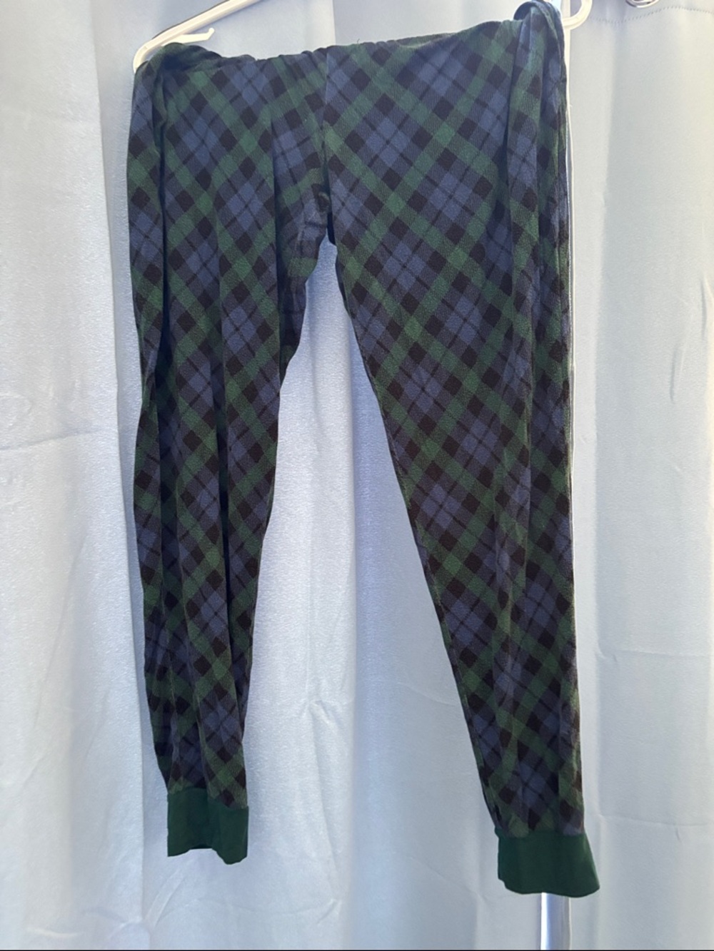 Little Sleepies Green and Navy Plaid Women's Pajama Pants